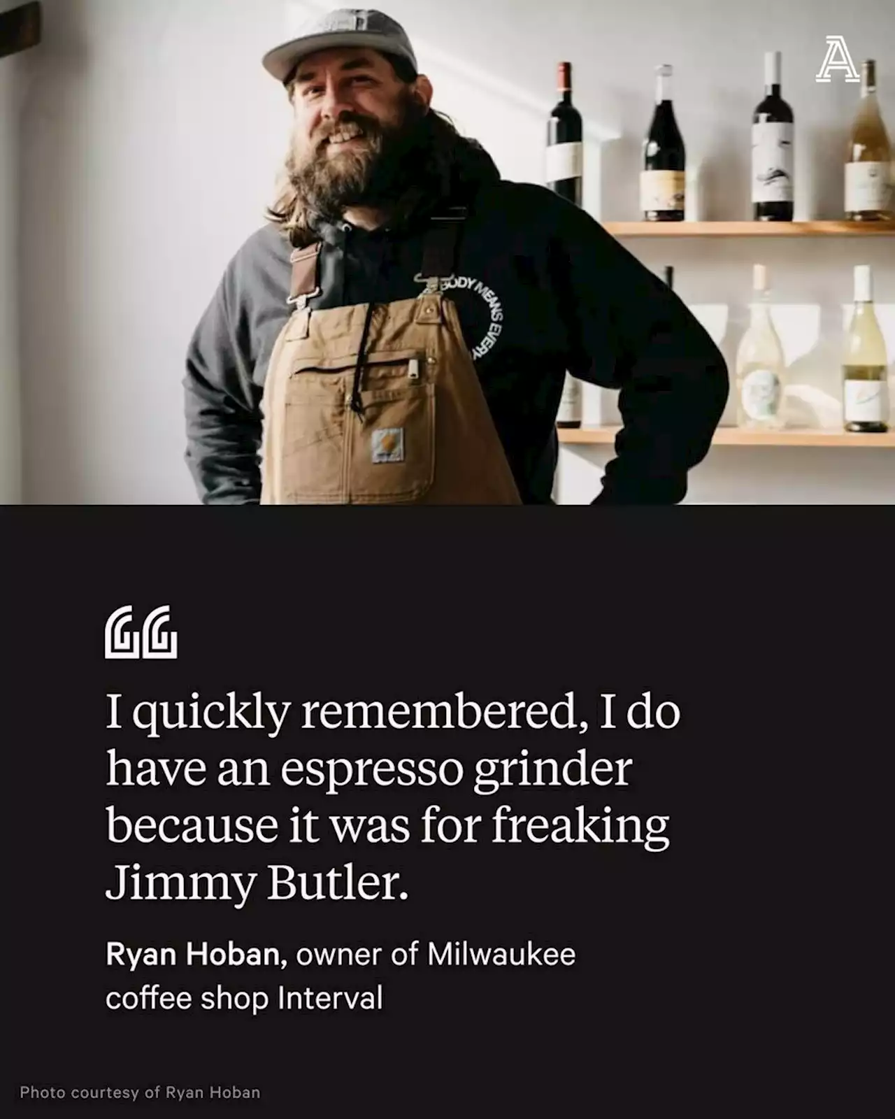 Meet Ryan Hoban, the Bucks fan, who fueled Jimmy Butler’s Game 1 masterpiece with coffee