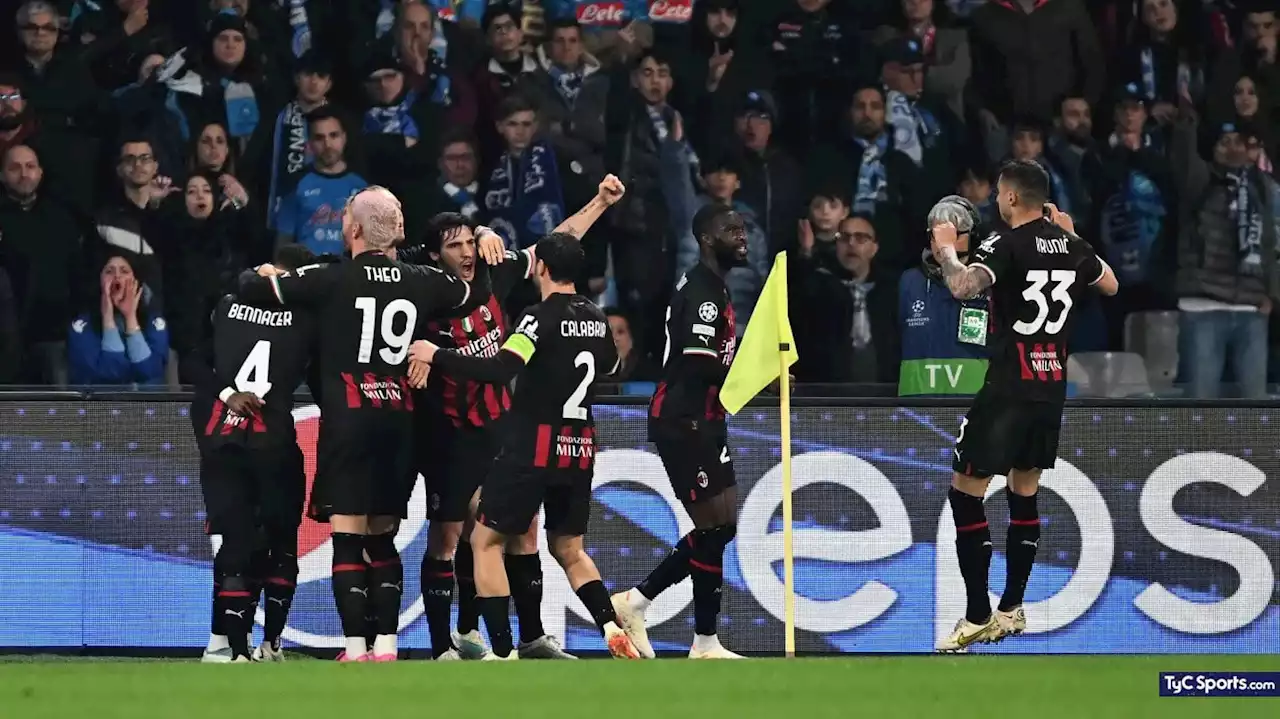 Milan empató con Napoli pero le alcanzó para meterse en semifinales de la Champions League - TyC Sports