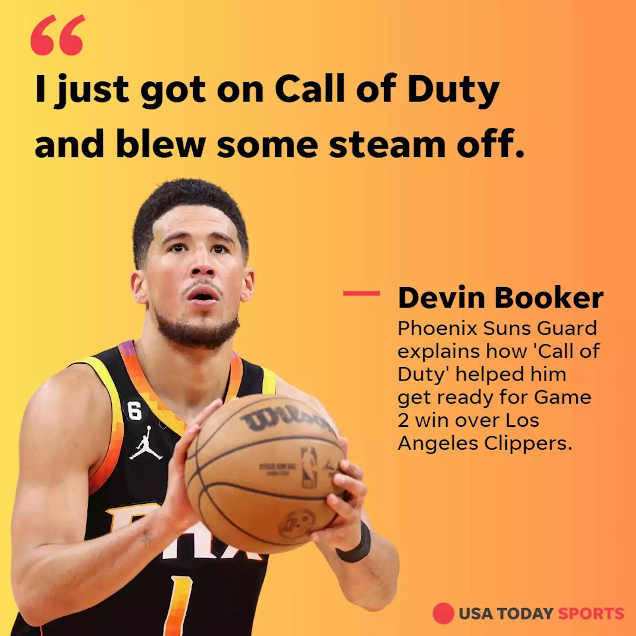 How 'Call of Duty' helped Suns' Devin Booker get ready for Game 2 win over Clippers