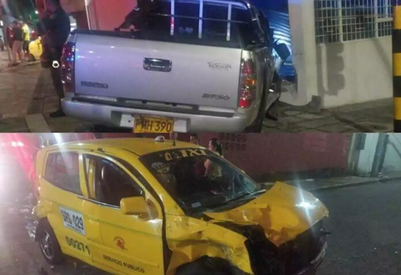 Taxista resultó herido tras aparatoso accidente en Bucaramanga