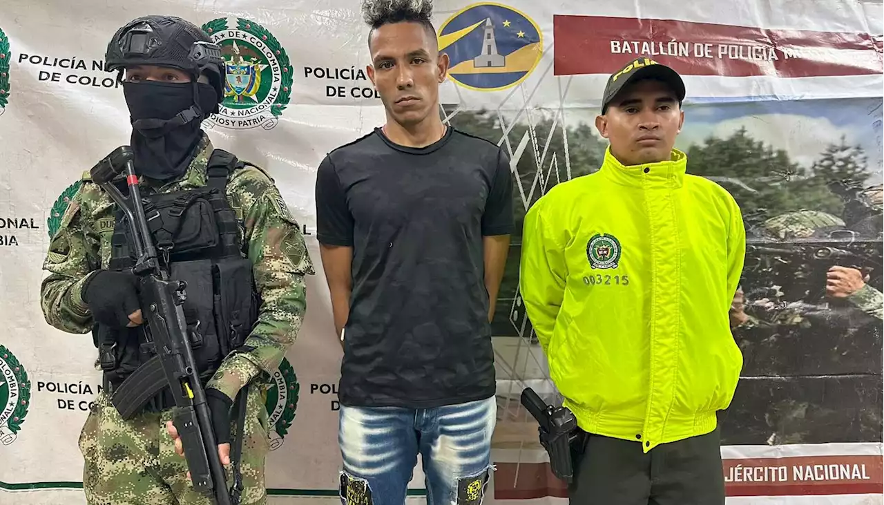 Capturan a presunto integrante de 'Los Pachenca' en Barranquilla