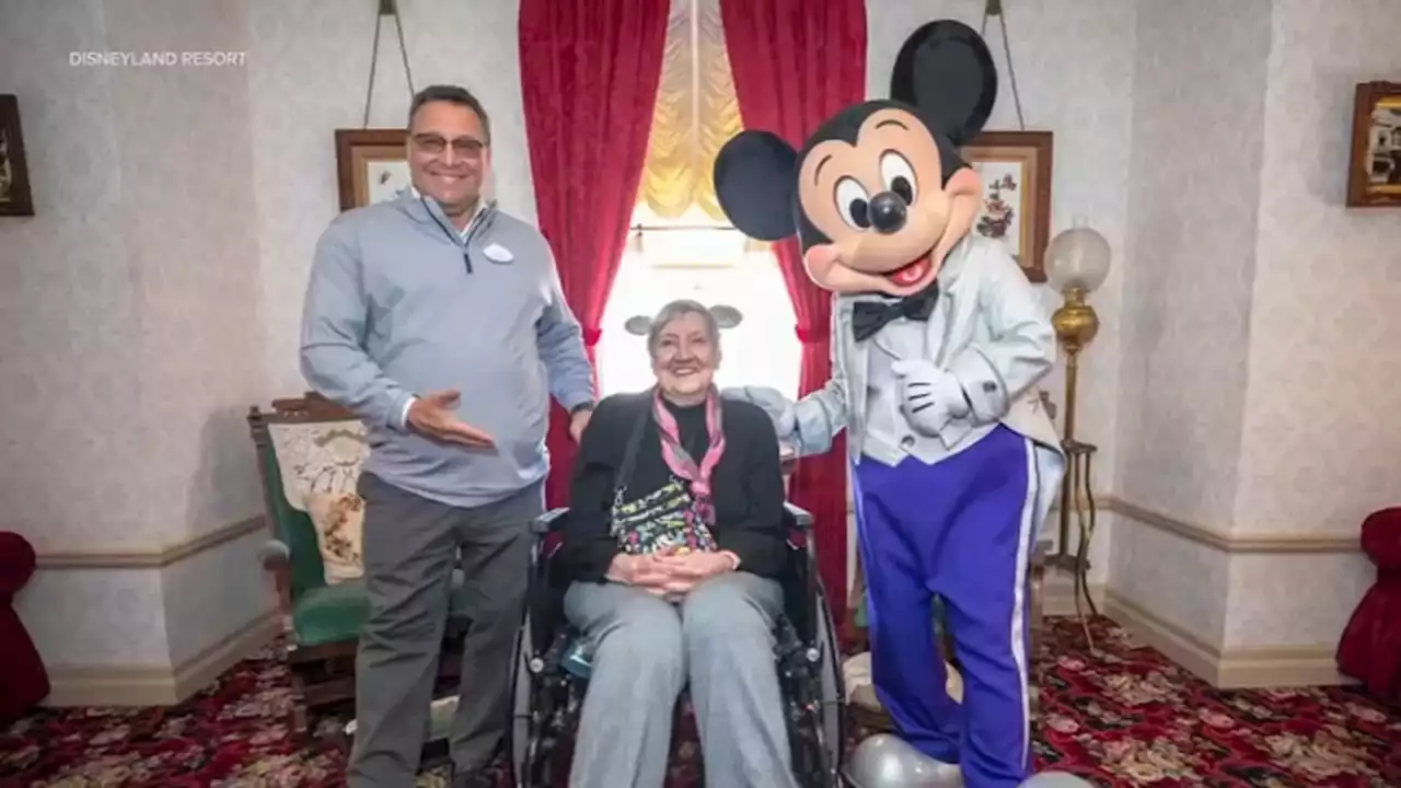 Centenarian who attended Disneyland's opening day in 1955 celebrates her 100th birthday at park