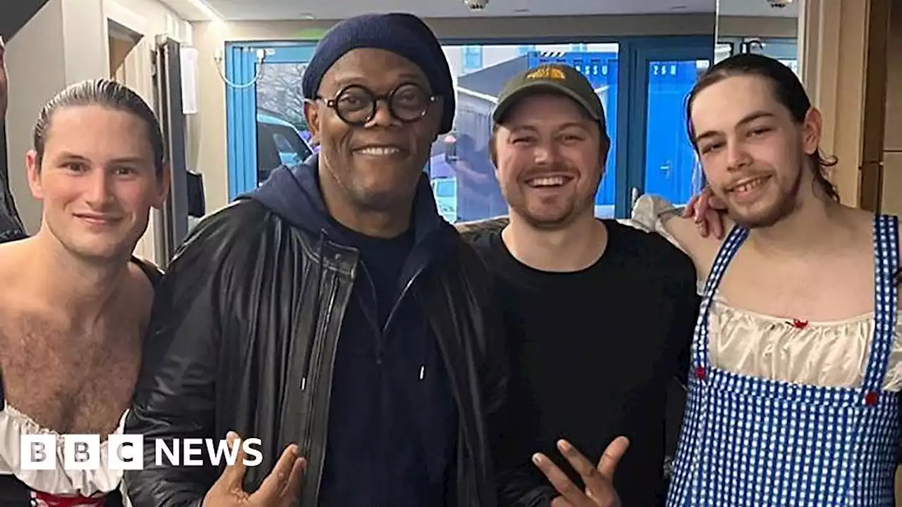 Samuel L Jackson makes surprise Glasgow appearance