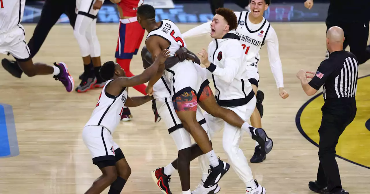 San Diego State defeats Florida Atlantic on Lamont Butler buzzer-beater to reach title game