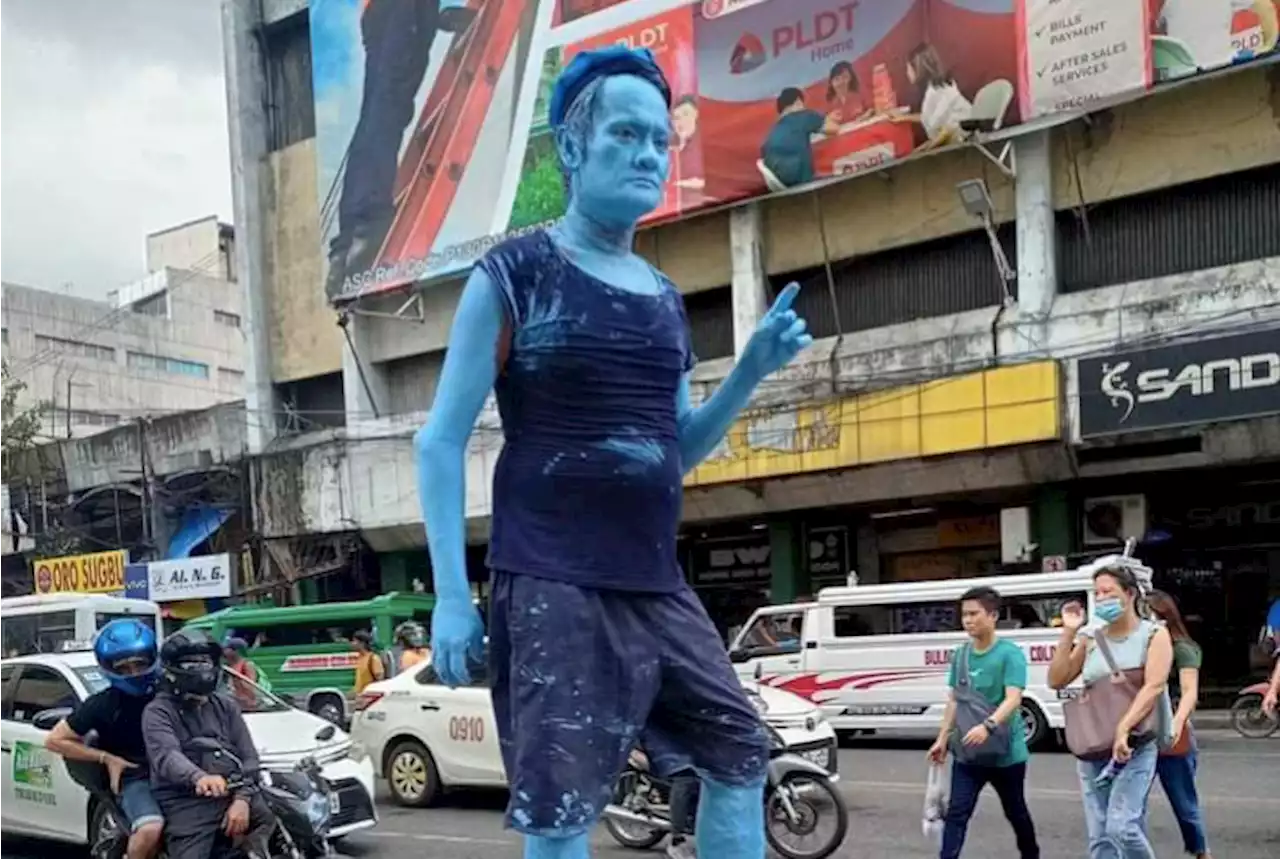 FACES OF CEBU: Marvin Lastimoso, 38, ‘Human Statue of Colon’