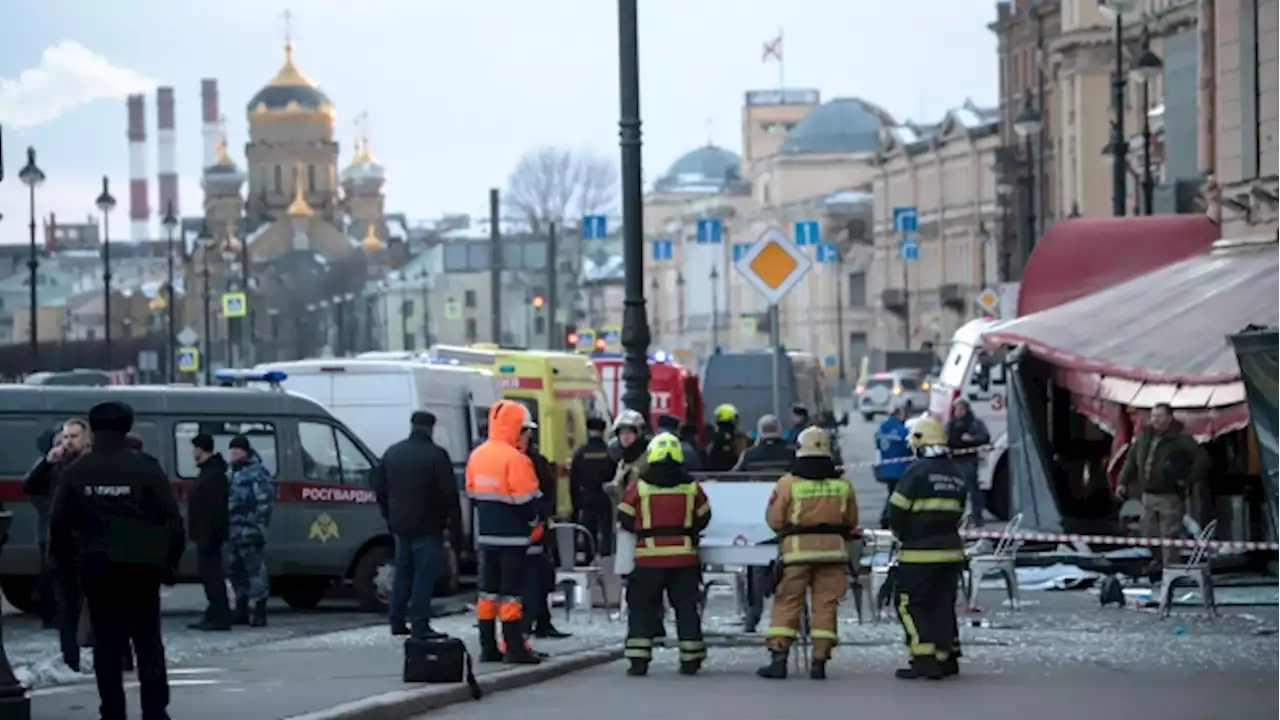 Explosion in Russian cafe kills prominent military blogger