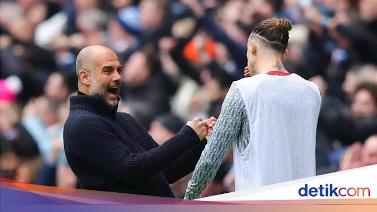 Selebrasi Heboh Guardiola di Depan Pemain Liverpool