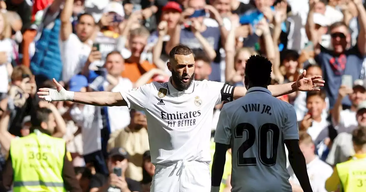 Benzema hace historia: hat-trick en menos de siete minutos