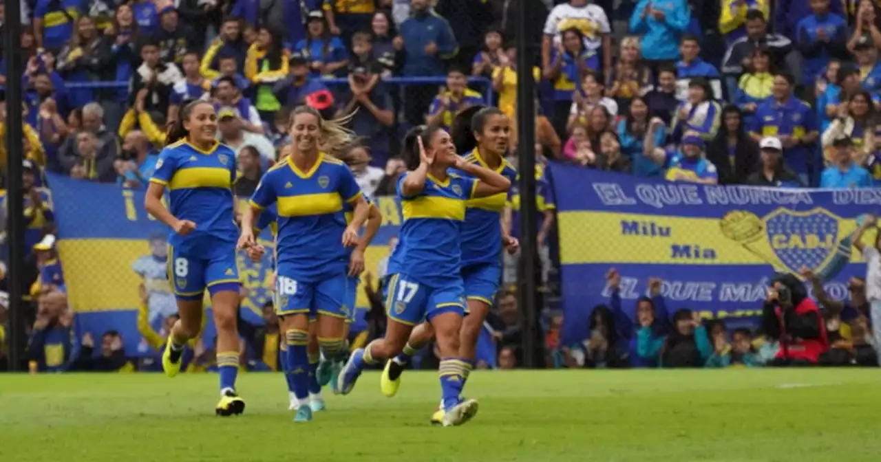 Con un gran marco en la Bombonera, Boca goleó a River en el Súper femenino