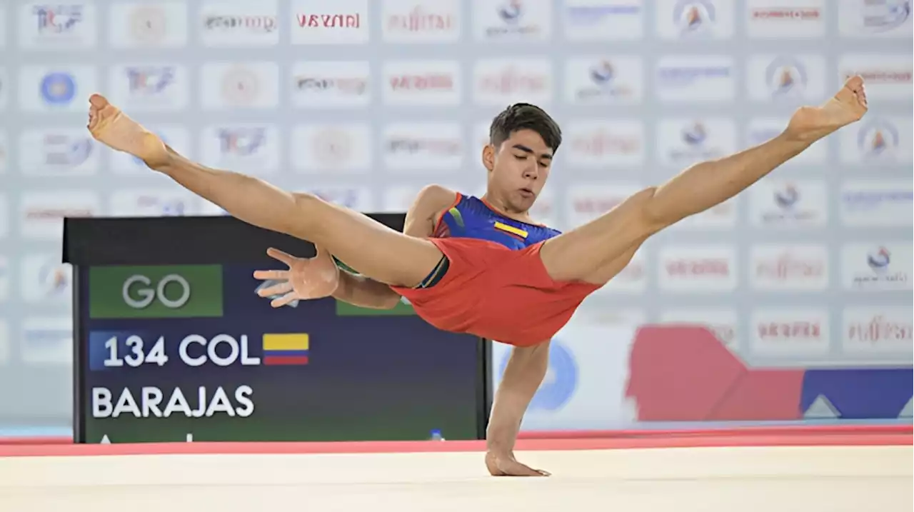 Las cuatro medallas de Ángel Barajas en el Mundial Junior de Gimnasia