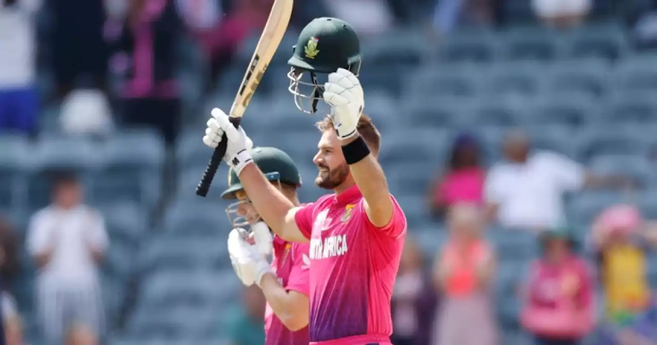 Markram onslaught takes South Africa to verge of World Cup