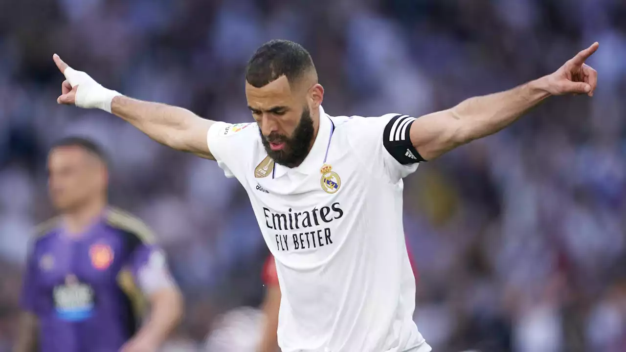 Liga - 27e journée - Karim Benzema s'offre un triplé, le Real Madrid déroule contre Valladolid