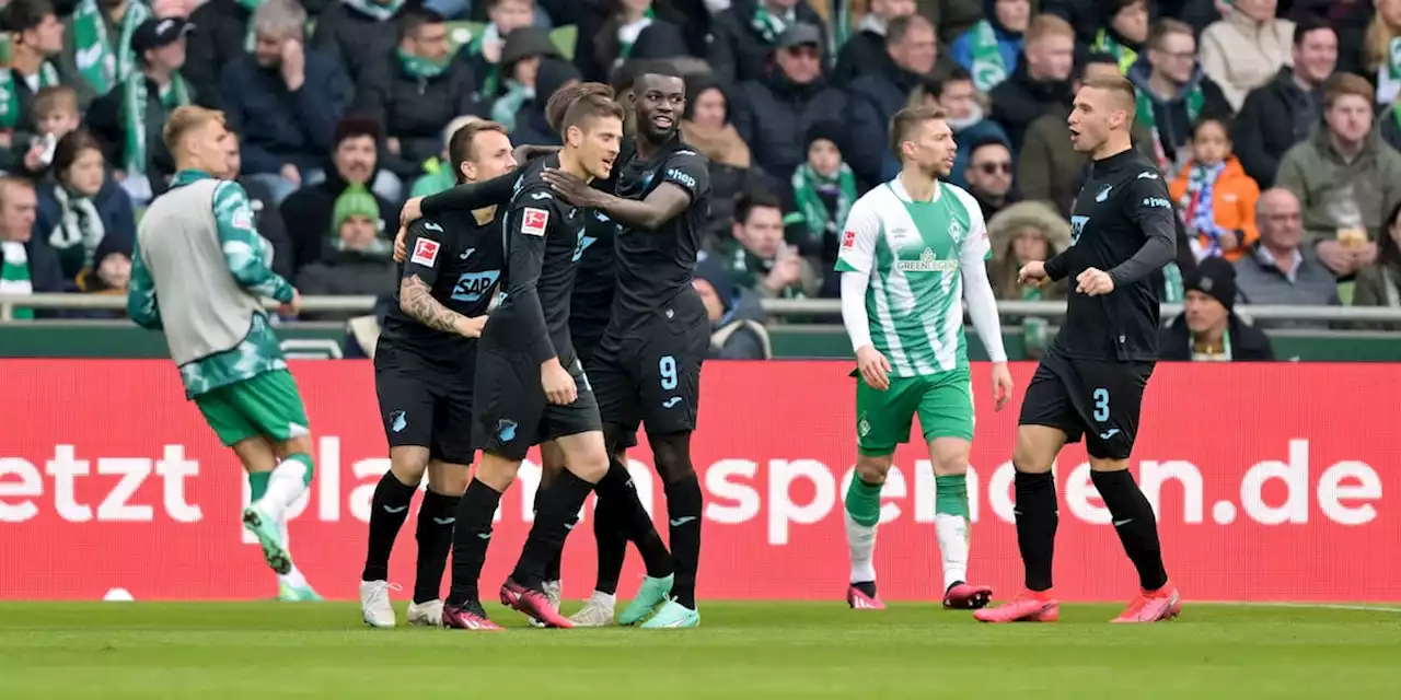 Werder-Drama in der Nachspielzeit - Hoffenheim siegt in Bremen