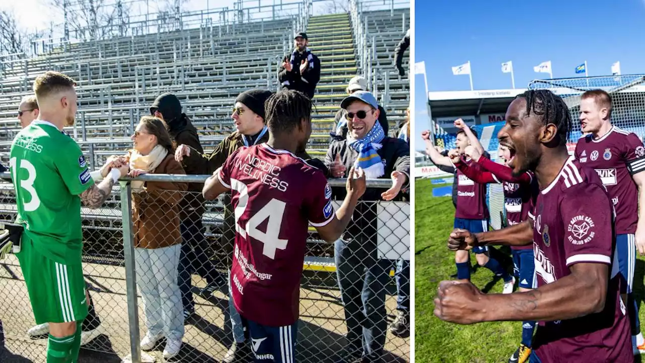 GIF:s härliga firande med fansen efter premiärskrällen