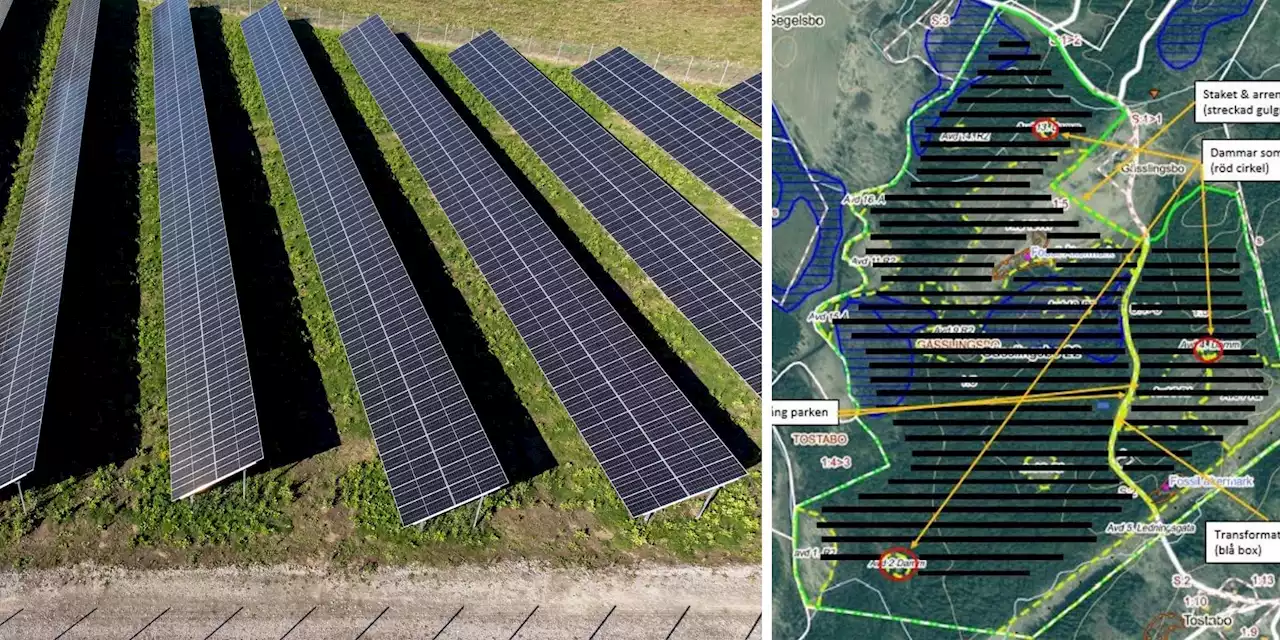 Nytt projekt med stor solcellspark på 62 hektar