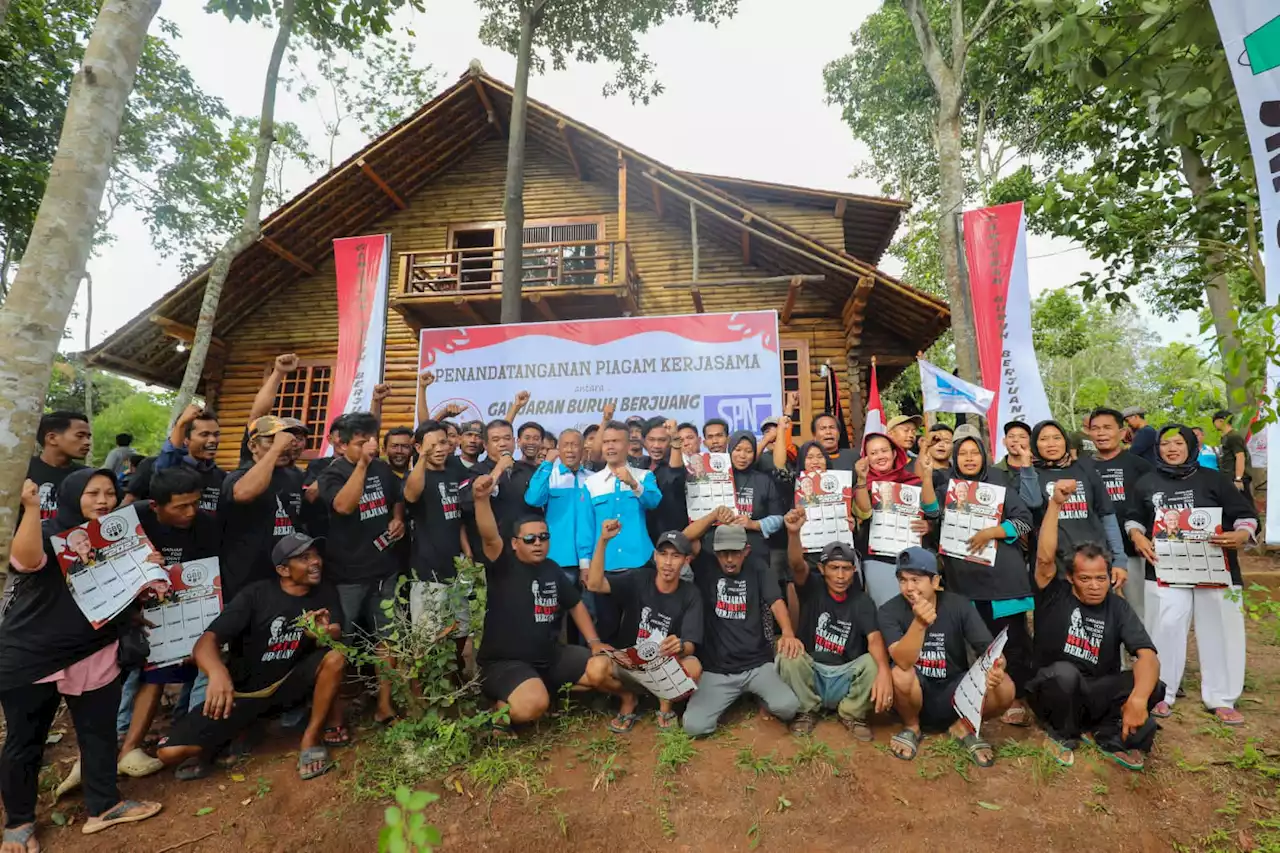 Ganjaran Buruh Berjuang Sepakat Jalin Kerja Sama dengan SPN Tangerang