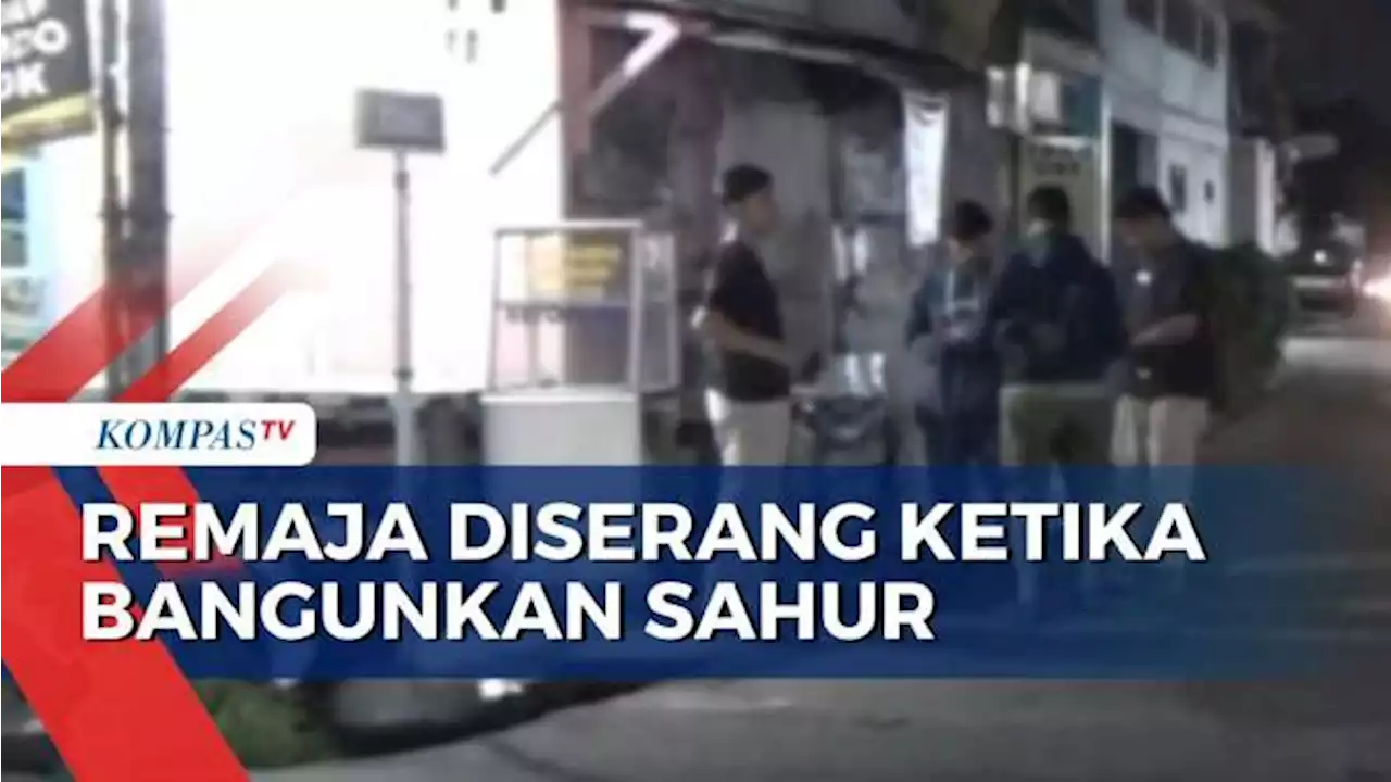 Sedang Bangunkan Sahur, Sekelompok Remaja Diserang Berandalan Bermotor di Tangerang Selatan!