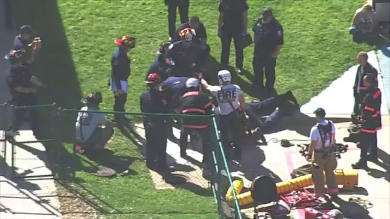 WATCH: Texas girl rescued after being stuck in storm drain outside elementary school