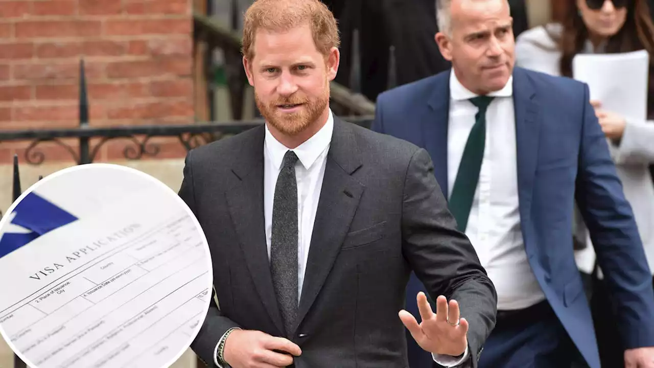 Officials face being forced to reveal how Prince Harry answered visa drugs question