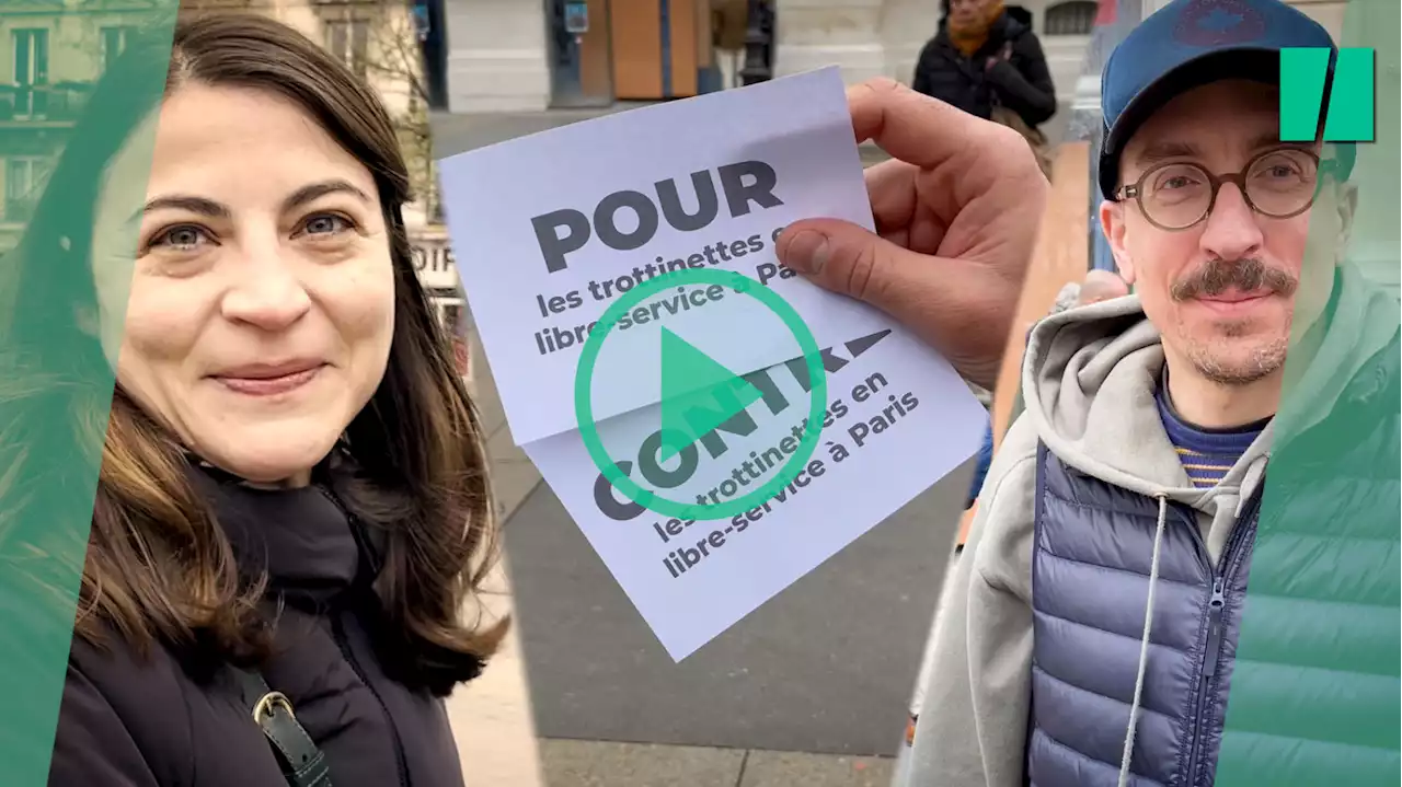 Ces Parisiens nous expliquent pourquoi ils ont décidé de voter sur les trottinettes électriques