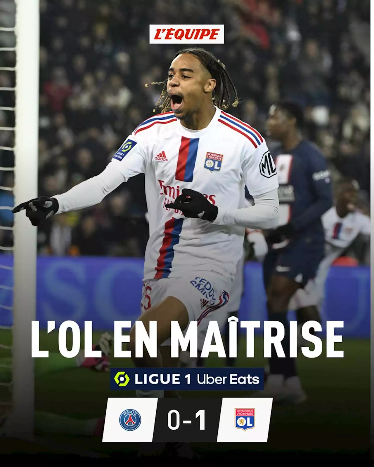 PSG 0-1 OL, Ligue 1 Uber Eatsrésumé du match (02/04/2023)