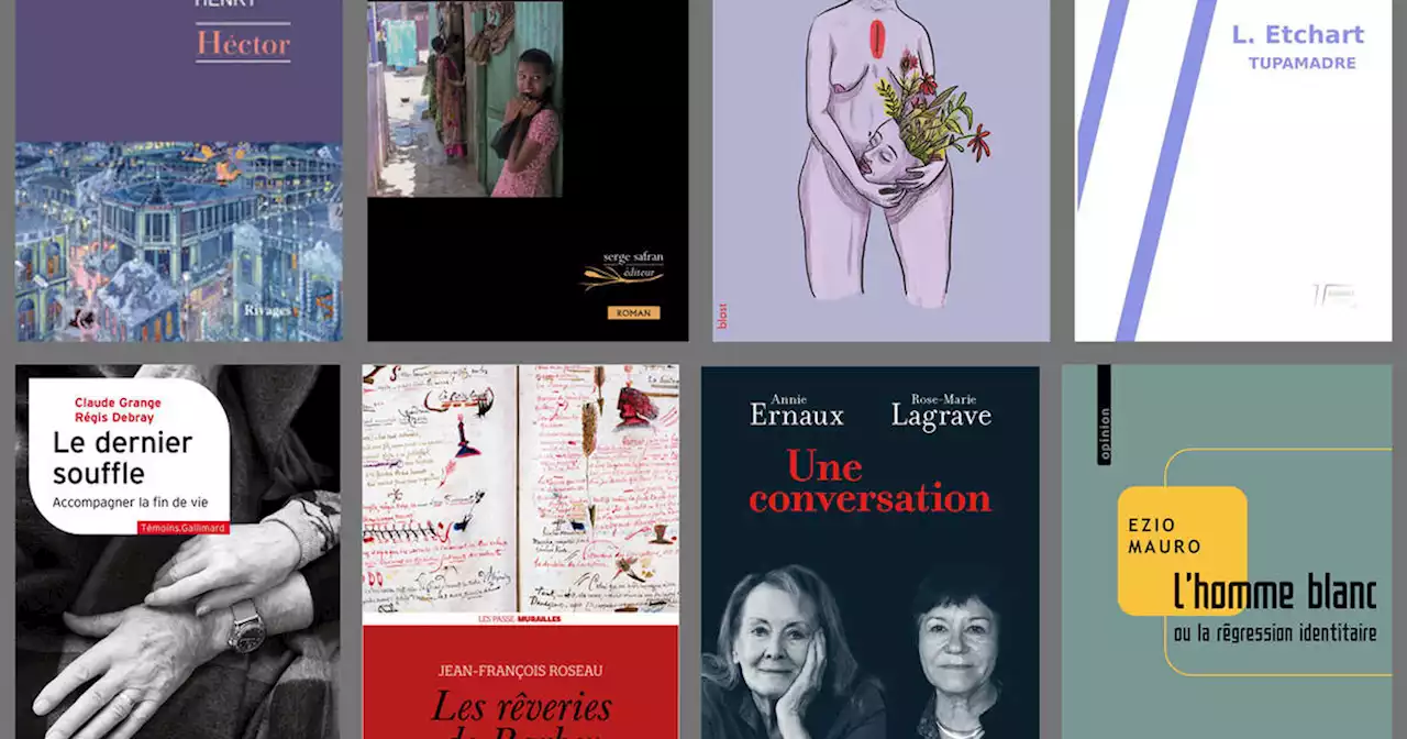 Viennent de publier : Annie Ernaux, Jean-François Roseau, Marie Saglio…