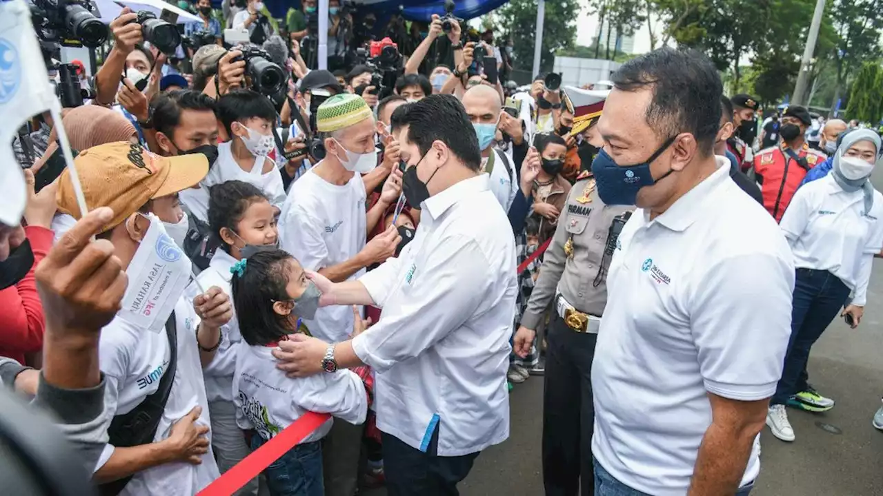 Merakyat dan Peduli, Erick Thohir Dinilai Cawapres Paling Dicintai Masyarakat