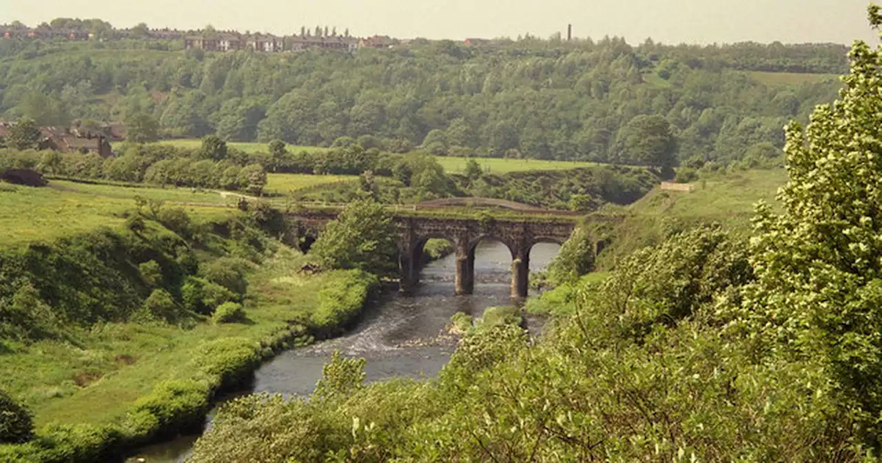 The island village in Greater Manchester surrounded on all sides by water