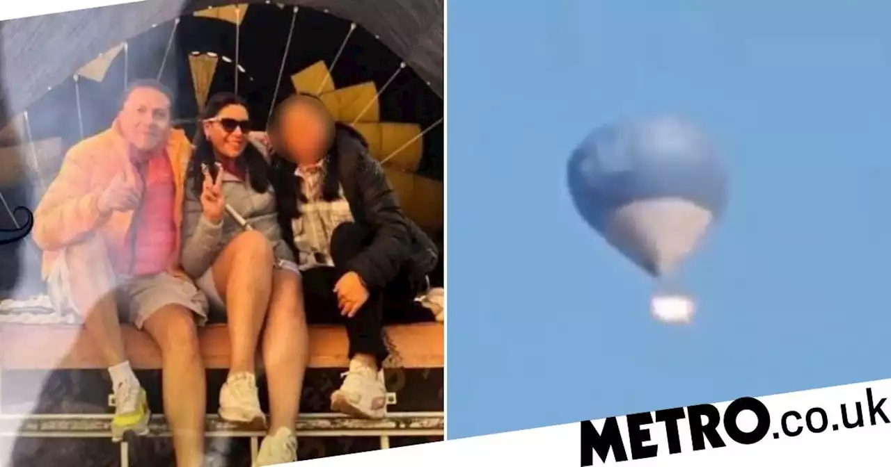 Couple killed and teenage daughter injured as hot air balloon bursts into flame