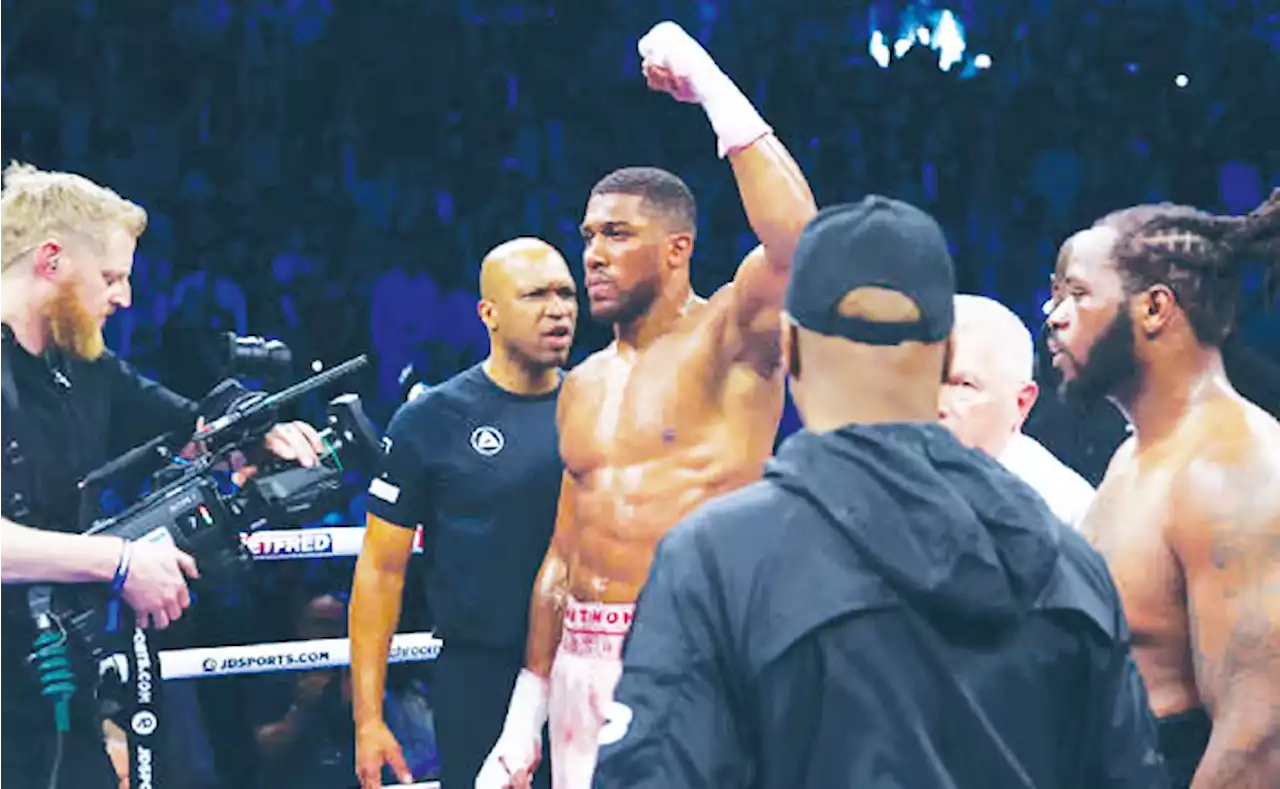 Buhari lauds Anthony Joshua, says victory over Franklin stepping stone