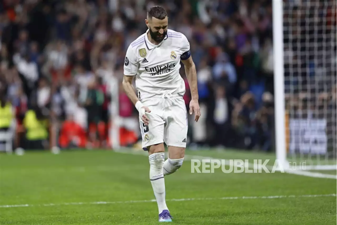 Karim Benzema Cetak |em|Hat-trick|/em| di Babak Pertama Lawan Valladolid |Republika Online