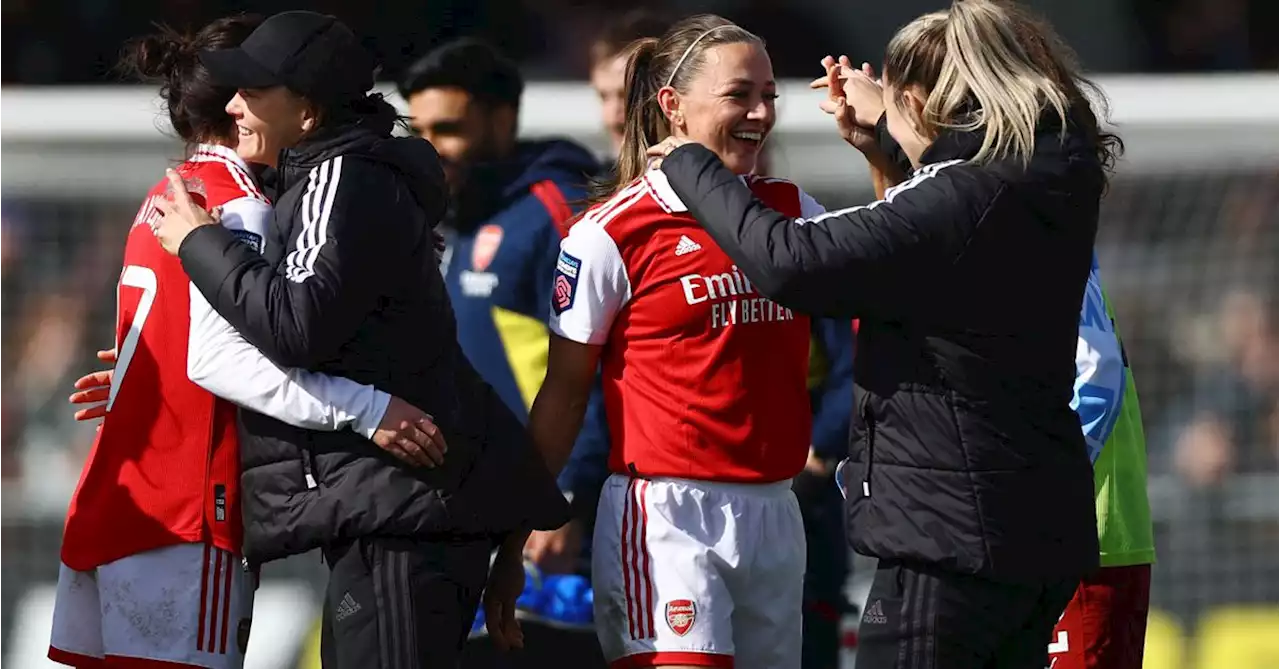 Arsenal beat Man City, Chelsea second after WSL win over Villa