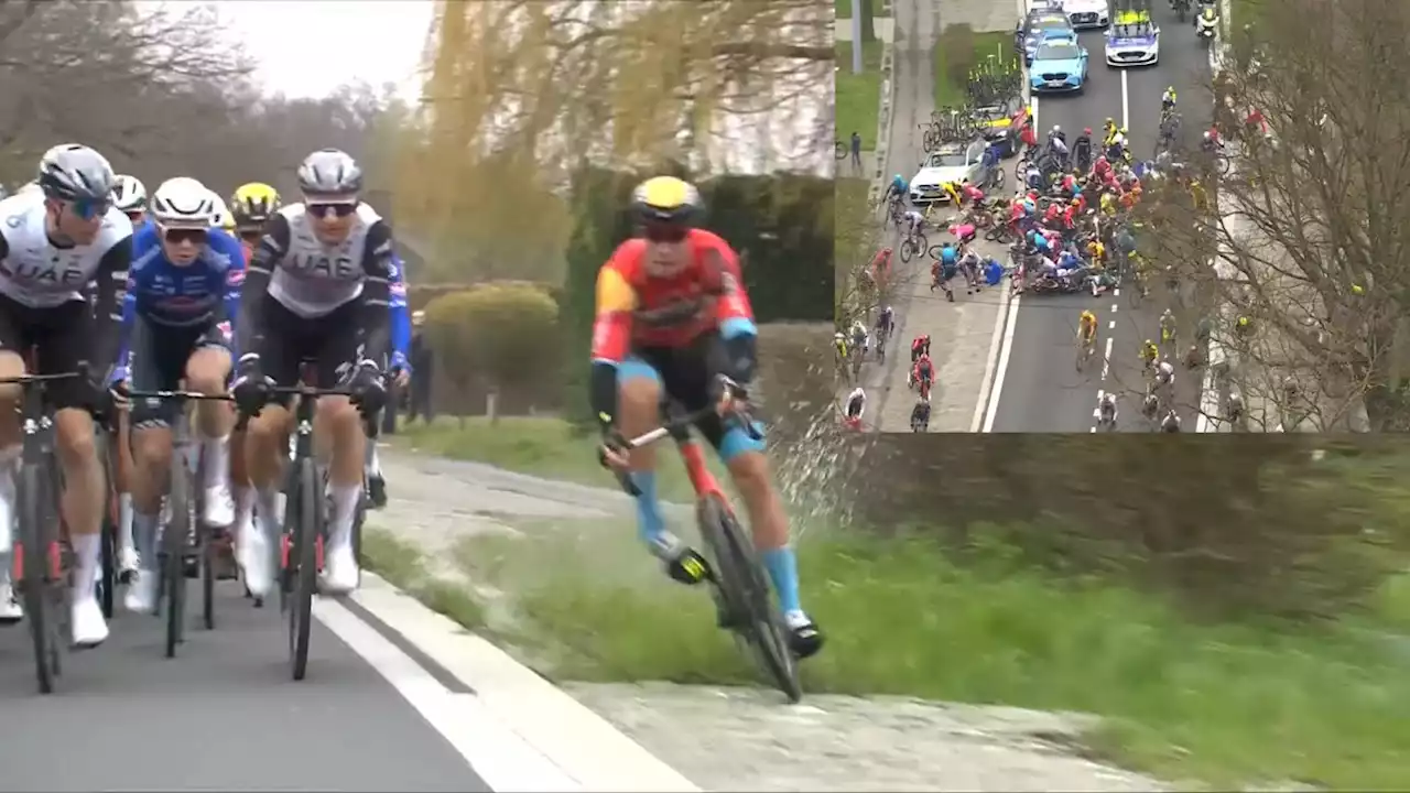 Horrendous Tour of Flanders crash sees Bahrain Victorious pro disqualified