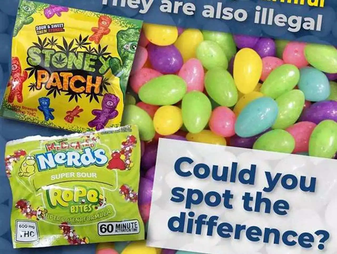 Police put parents in Shropshire on alert over the dangers of cannabis in sweets