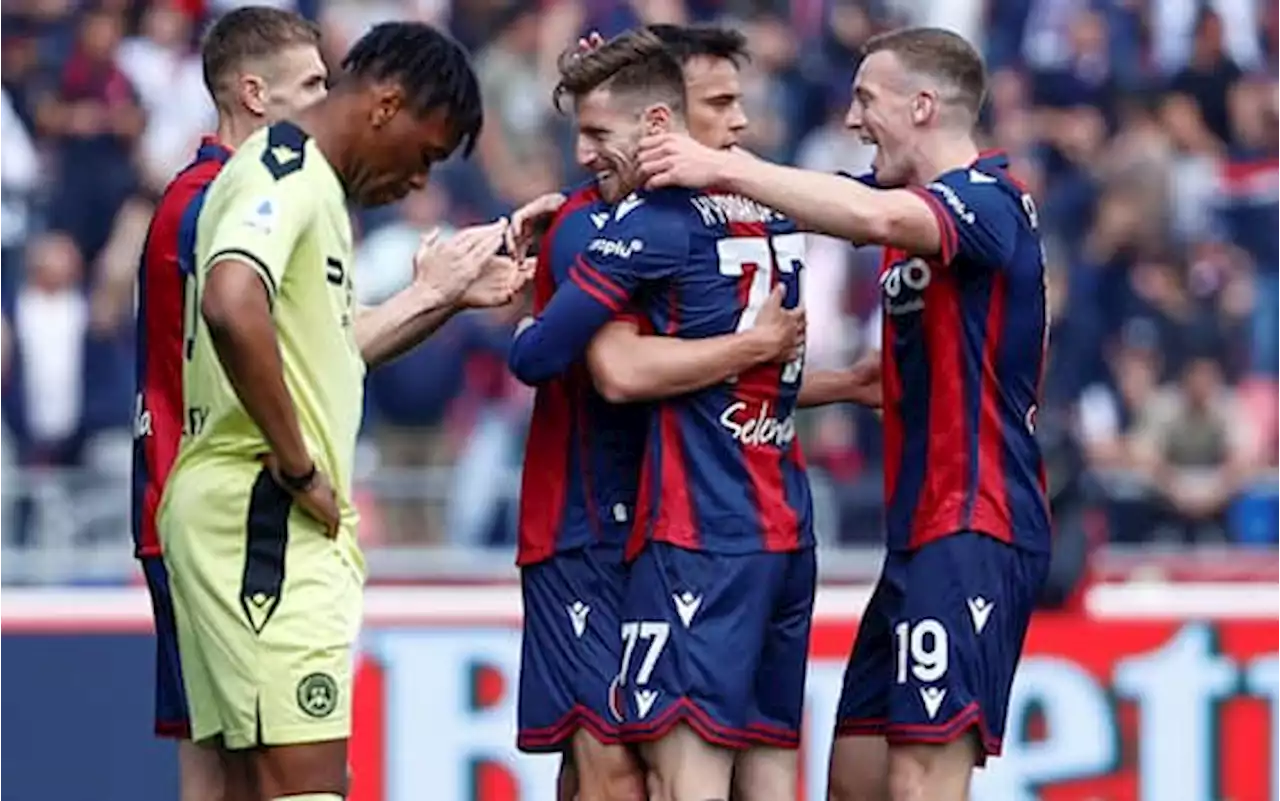 Serie A, Bologna-Udinese 3-0. Alle 15 Monza-Lazio e Spezia-Salernitana