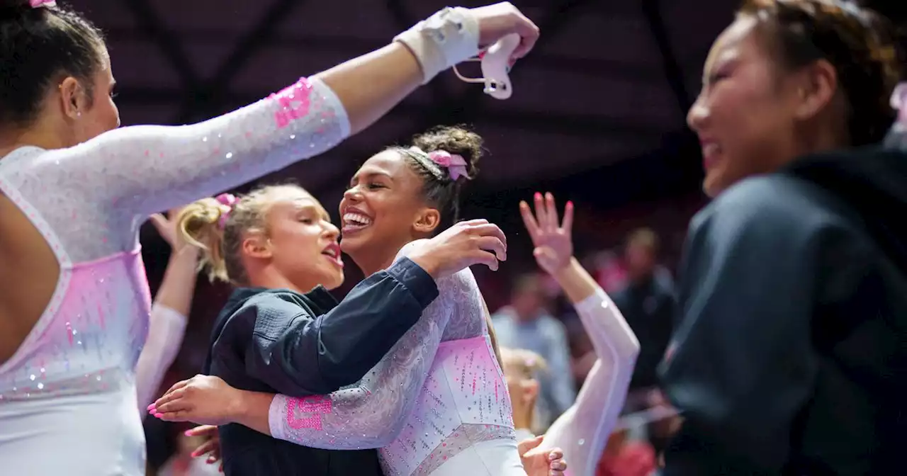 Utah gymnastics team dominates NCAA regional in Los Angeles