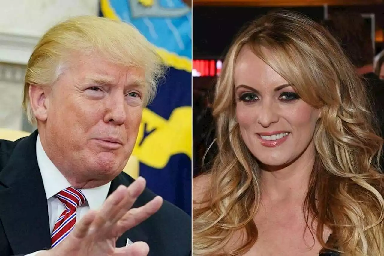 It’s Donald Trump v porn star Stormy Daniels in the merchandise stakes too