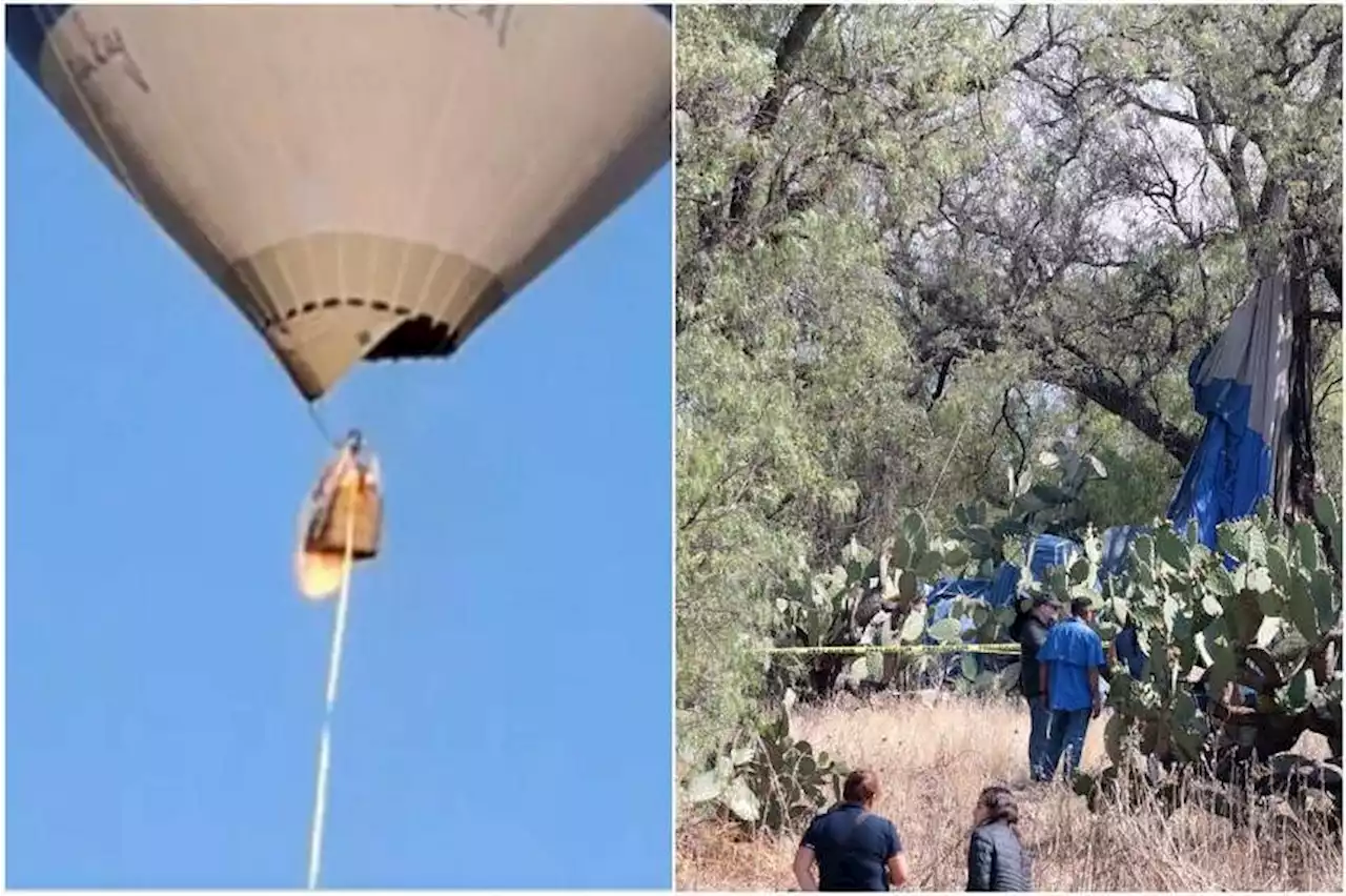 Two die after hot-air balloon catches fire in Mexico near archaeological site