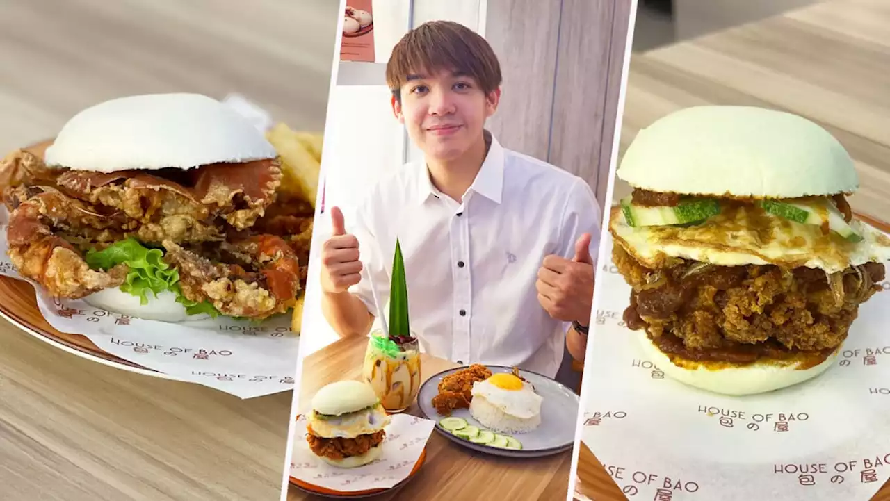 Third-gen bao maker opens cafe serving shiok chilli crab and nasi lemak mantou burgers