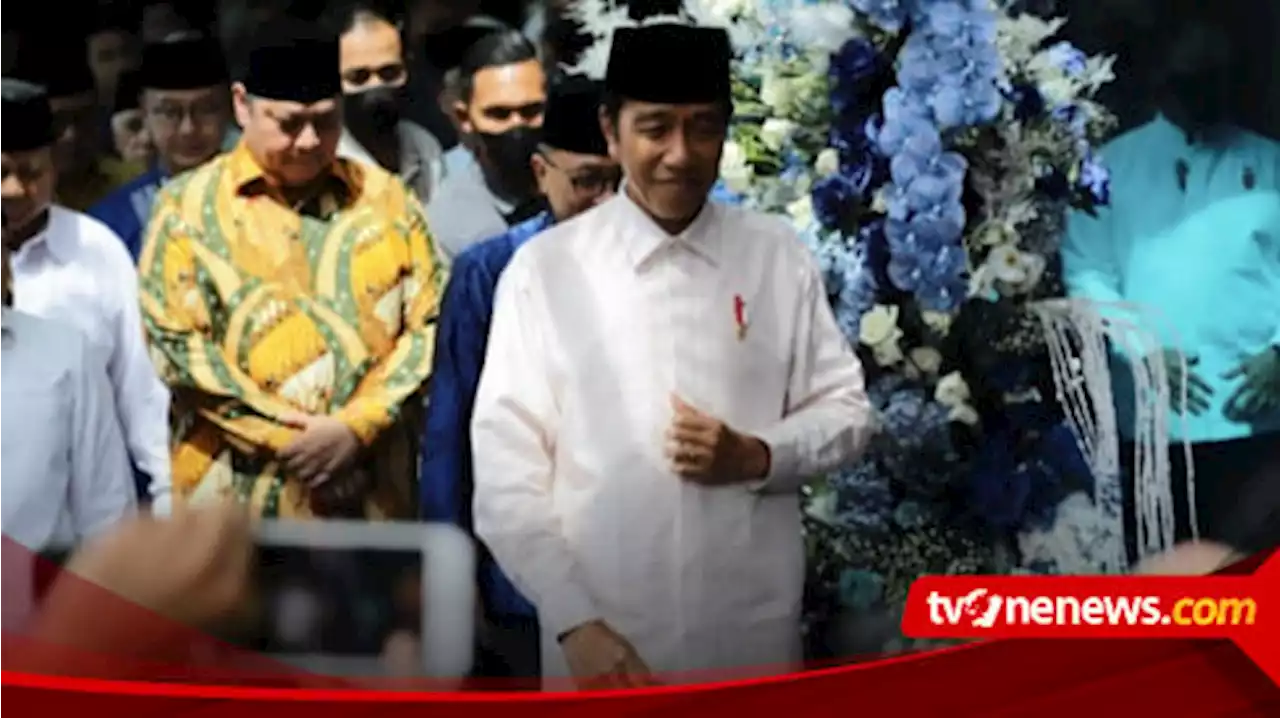 Tak Bahas Soal Reshuffle Kabinet di PAN, Presiden Jokowi: Ditunngu Saja!