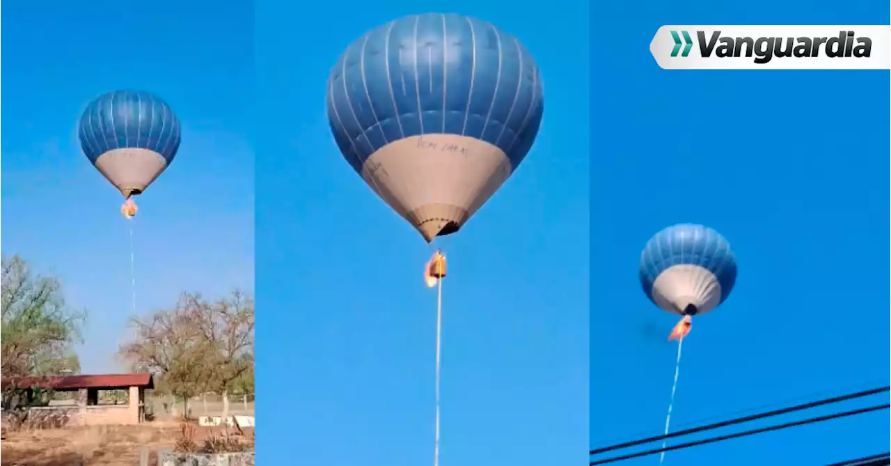 Video: Incendio y desplome de globo aerostático en México deja dos muertos