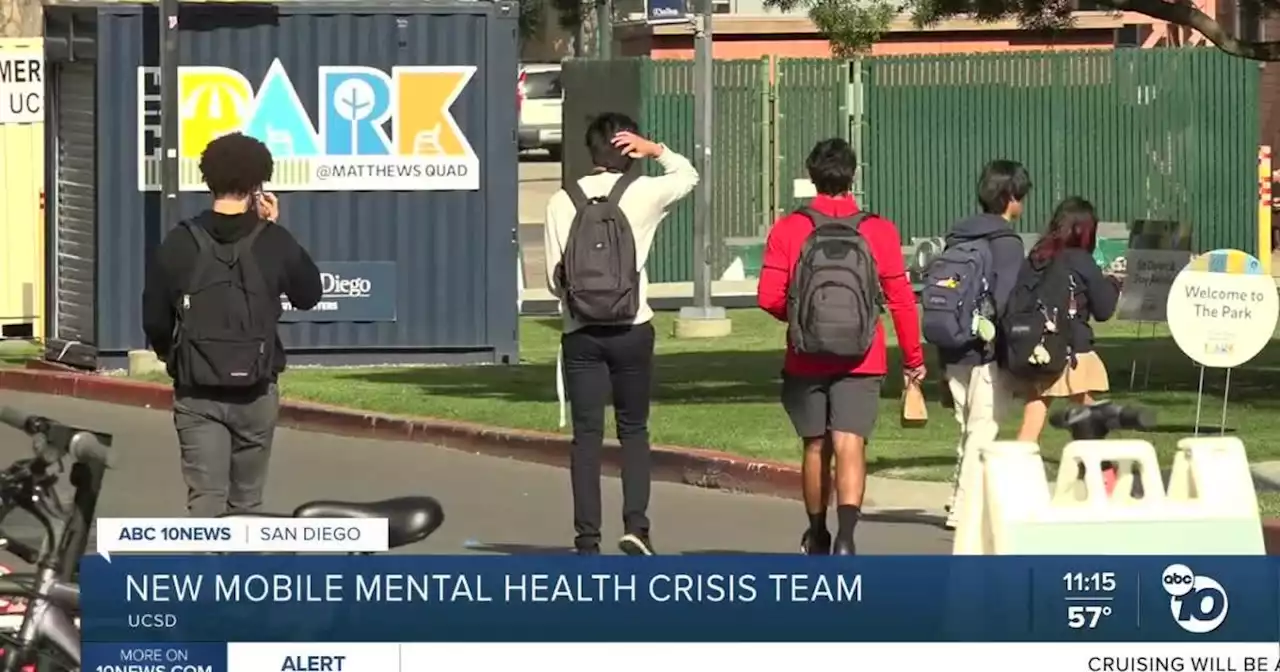 UC San Diego's new mobile mental health crisis team supports students on campus