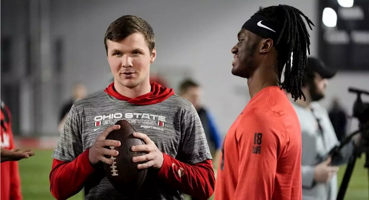 Kyle McCord And Marvin Harrison Jr. Showed High School Chemistry Remains Strong At Ohio State Spring Game