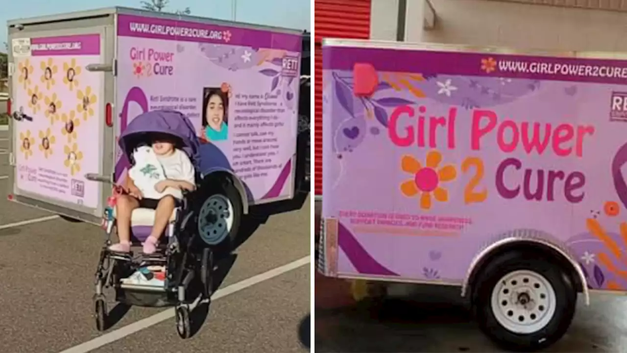 Thieves steal trailer, stroller Houston mom of daughter with special needs uses to spread awareness