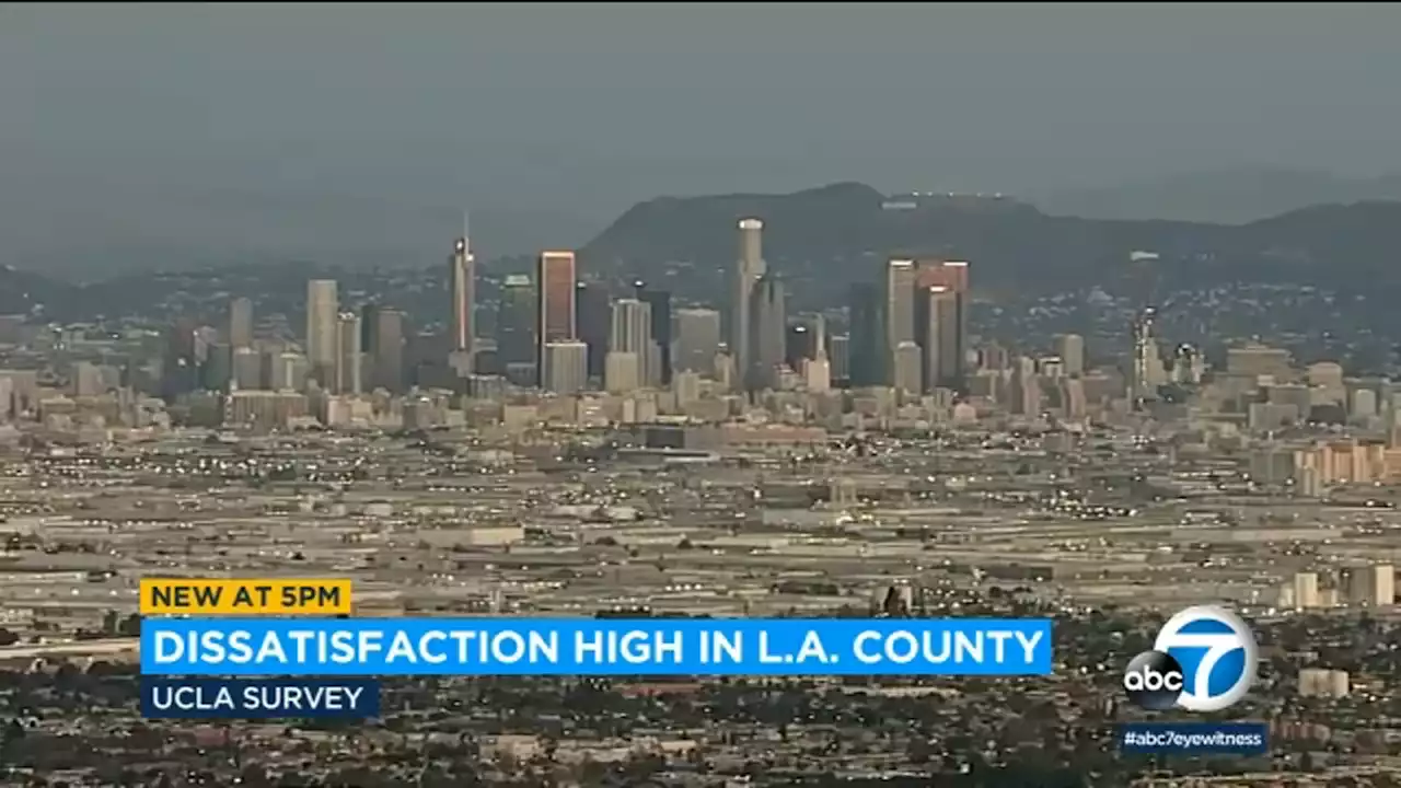 UCLA study looking at quality of life finds LA County residents are not satisfied