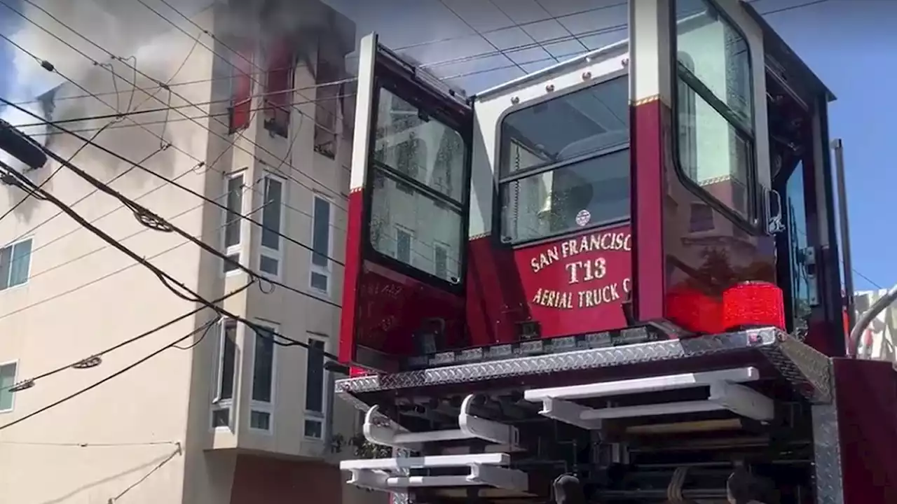 1 injured in 2-alarm fire in San Francisco, firefighters say