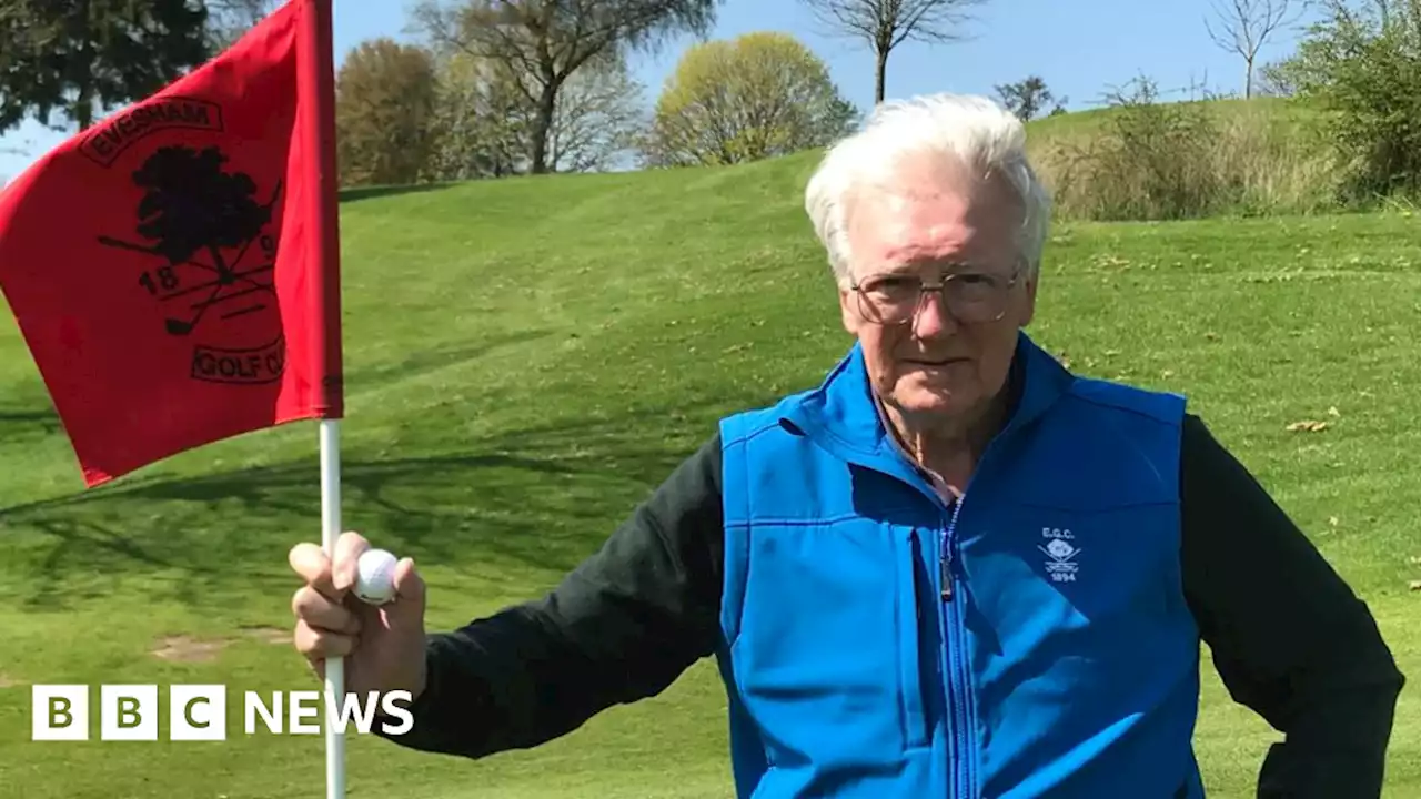 'Bit of luck' gets Worcestershire man hole-in-one at 92