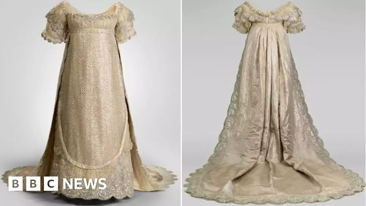 Buckingham Palace: Oldest British royal wedding dress goes on display