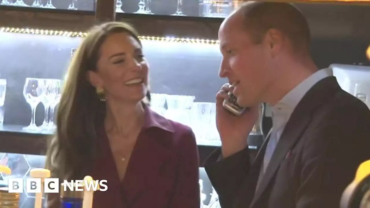 Watch: William takes booking for unsuspecting customer