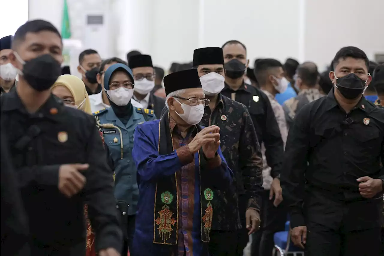 Wapres Ma'ruf Amin Tetap Terima Tamu Meski Tak Gelar Open House